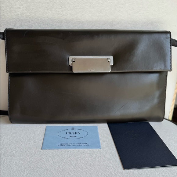 Authentic Prada Clutch/Crossbody including COA & original care instruction card - Picture 1 of 11